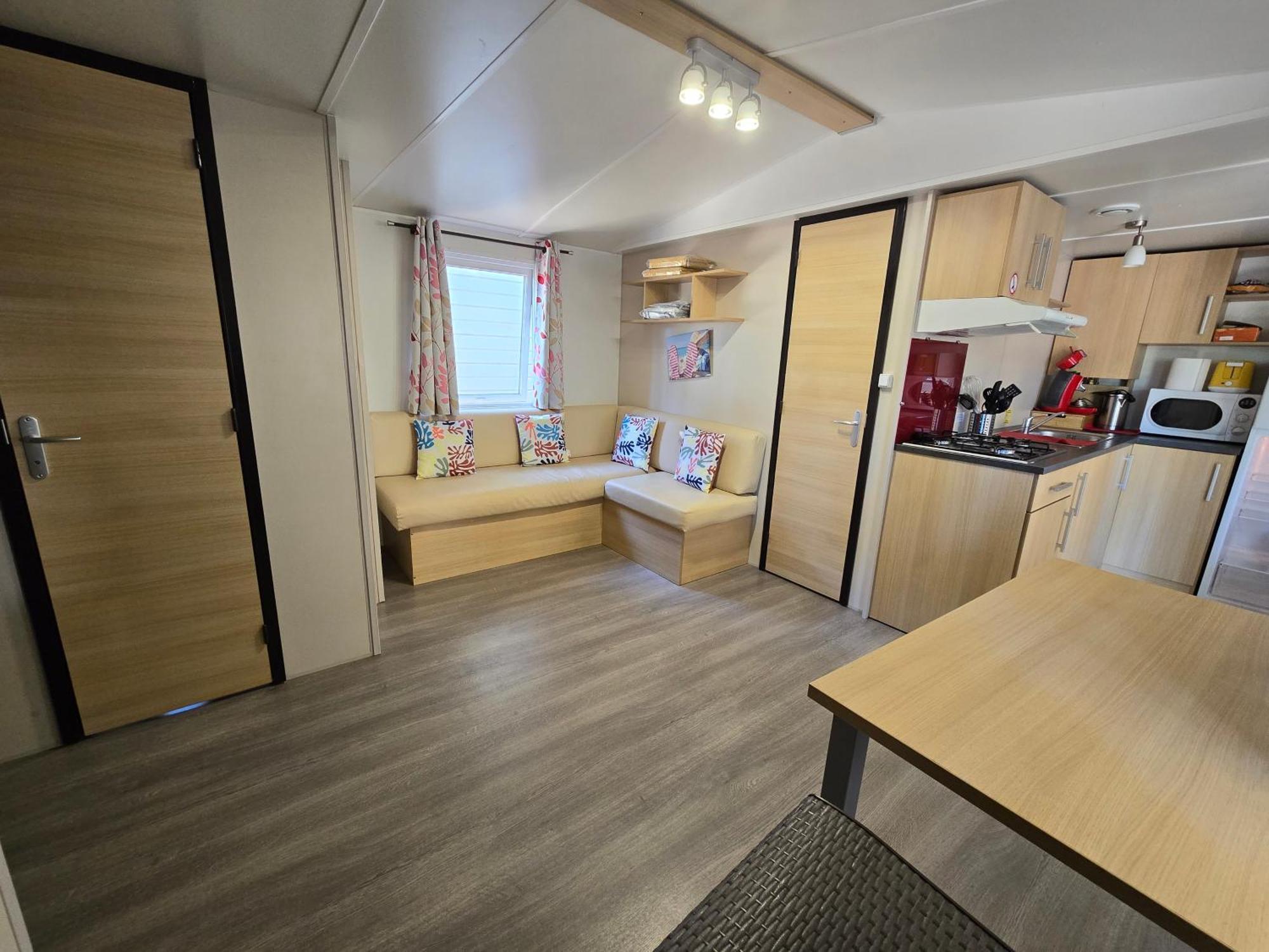 Mobilhome Lodge 3 Chambres, 500M Plage, Camp 5 Etoiles Vendres Bagian luar foto